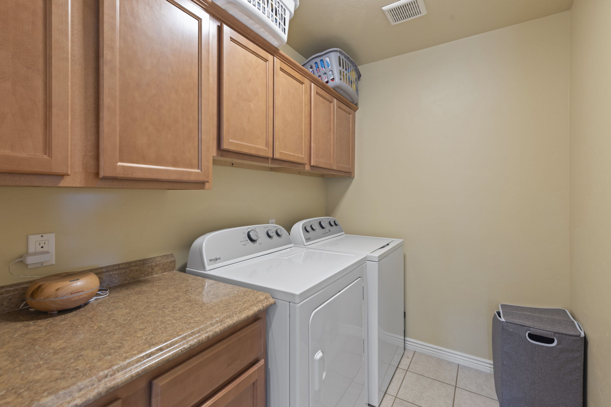Laundry area with included washer and dryer at 509 N 12th Street A