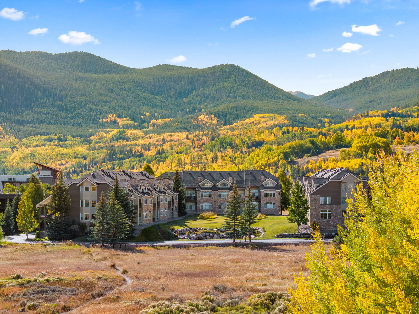 Condominium and townhome community in the Summit County mountains