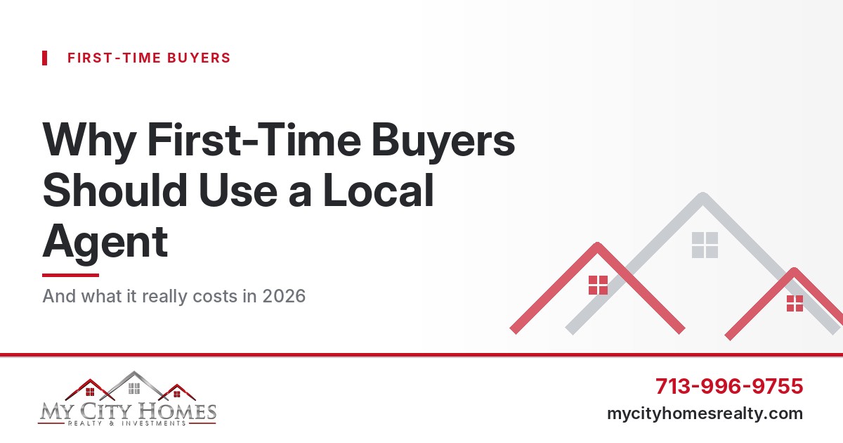 Why first-time buyers should use a local real estate agent