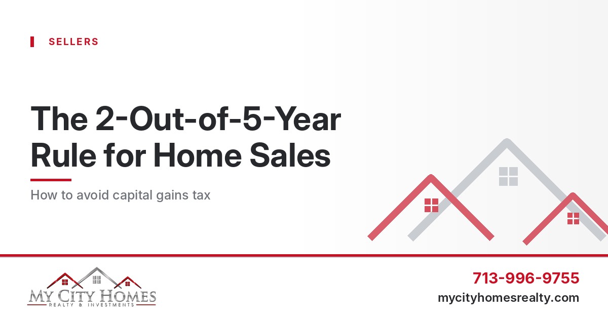 The 2-out-of-5-year rule for avoiding capital gains on a home sale