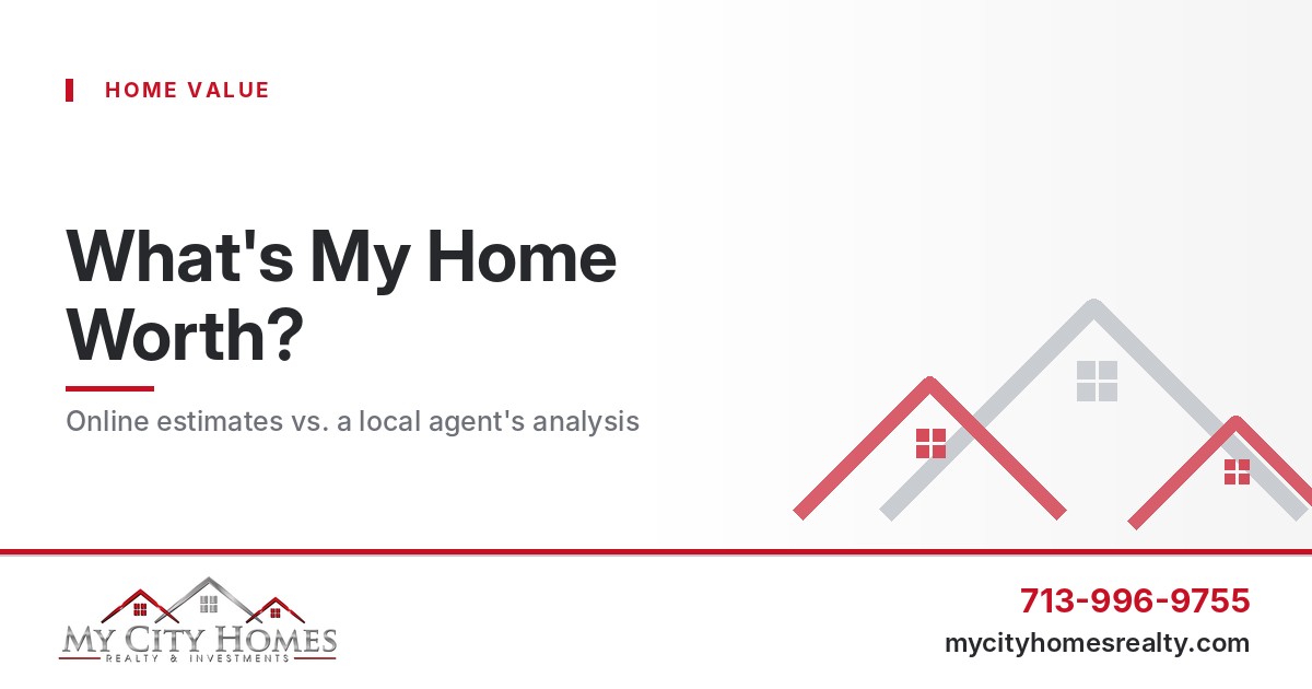 What's my home worth: online estimates vs. a local agent's analysis