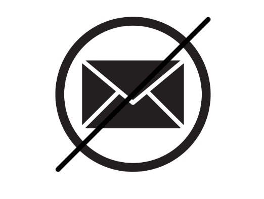 no personal letters