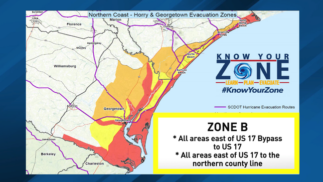 know your hurricane zones in sc 