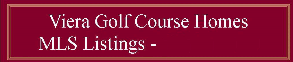 Viera Golf Course Homes for sale
