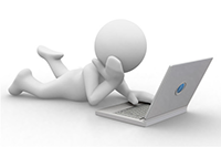 Looking at properties online