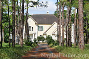 Estate Homes with Acreage in Naples FL