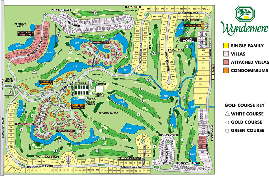 Wyndemere Subdivisions Real Estate in Wyndemere Golf Club