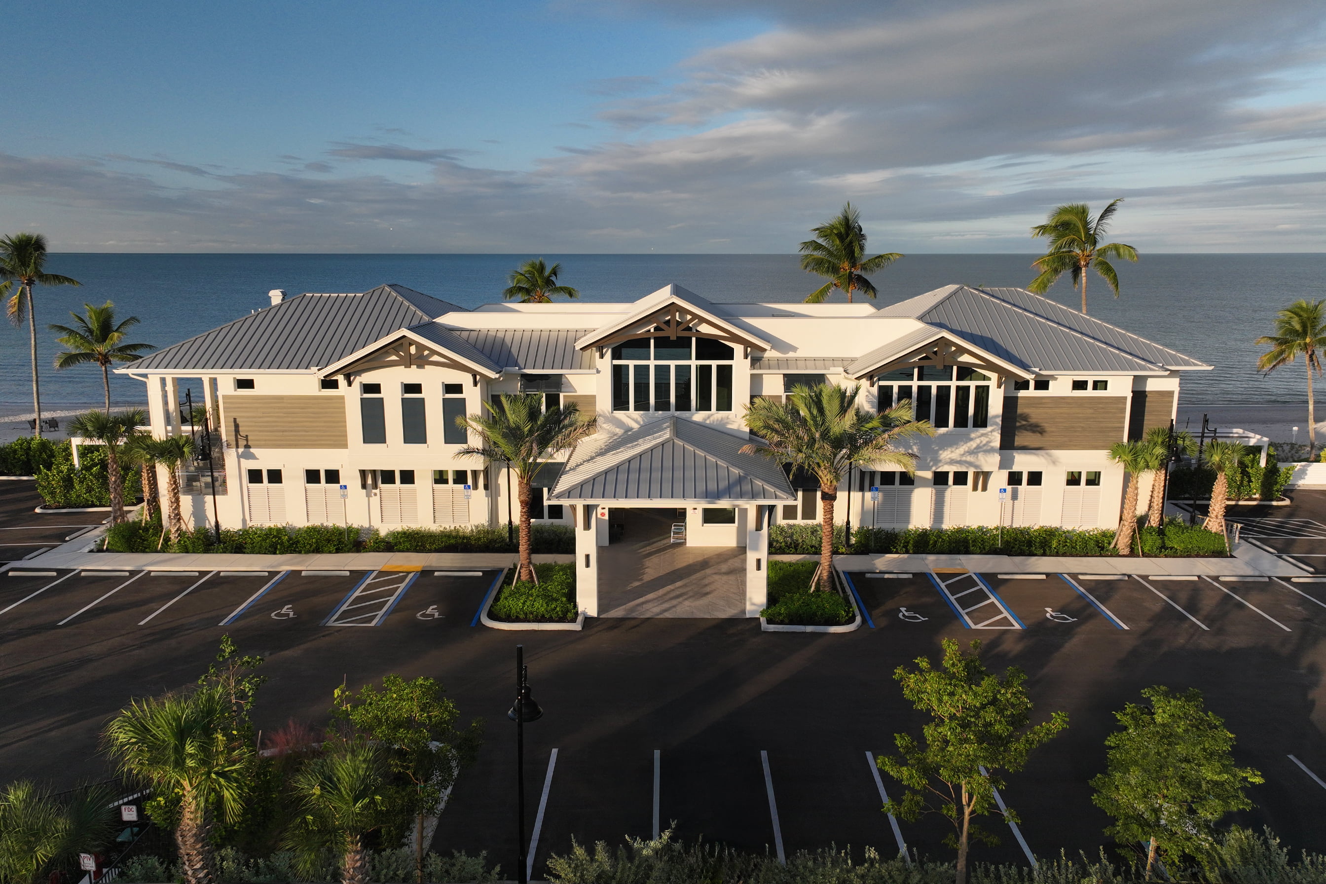 Private beach access, one of the location factors affecting Bonita Bay home values in Bonita Springs, Florida
