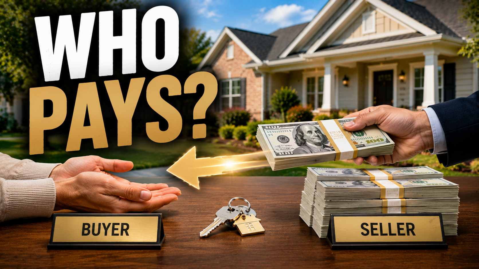 Open front door of a Northeast Arkansas home with house keys on a table, representing seller concessions and closing handoff for Jonesboro buyers.