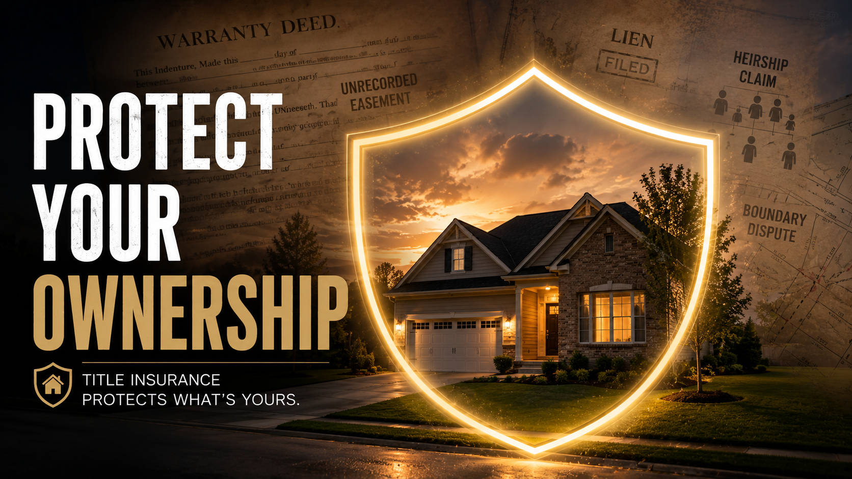 Closing documents and a house key on a table representing title insurance review for Jonesboro home buyers.