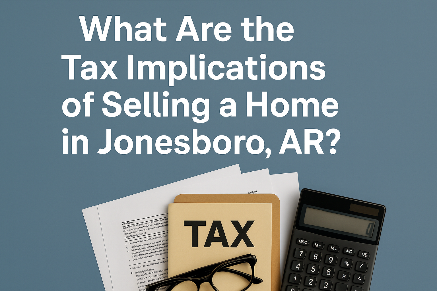 What Are the Tax Implications of Selling a Home in Jonesboro, AR?