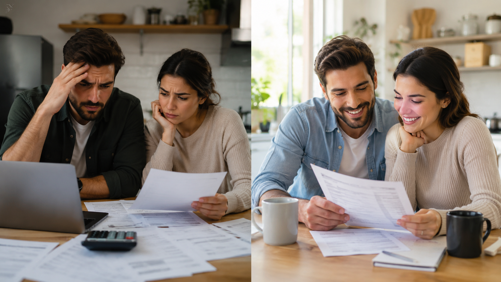 Comparison of mortgage stress versus financial clarity