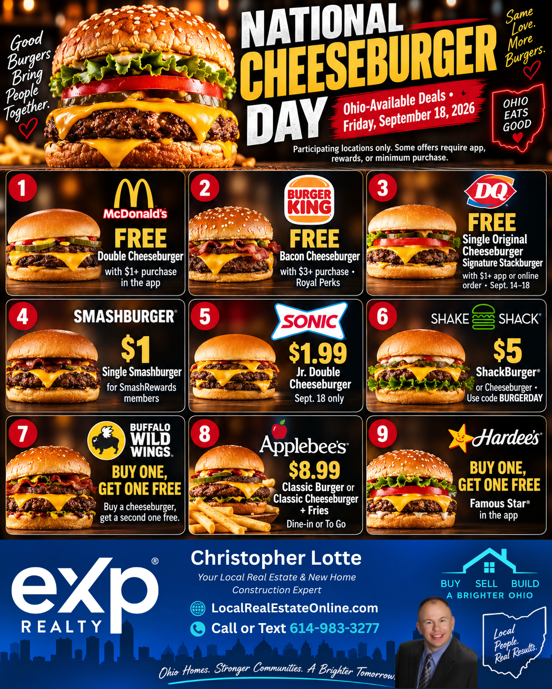 National Cheesburger Day 2026