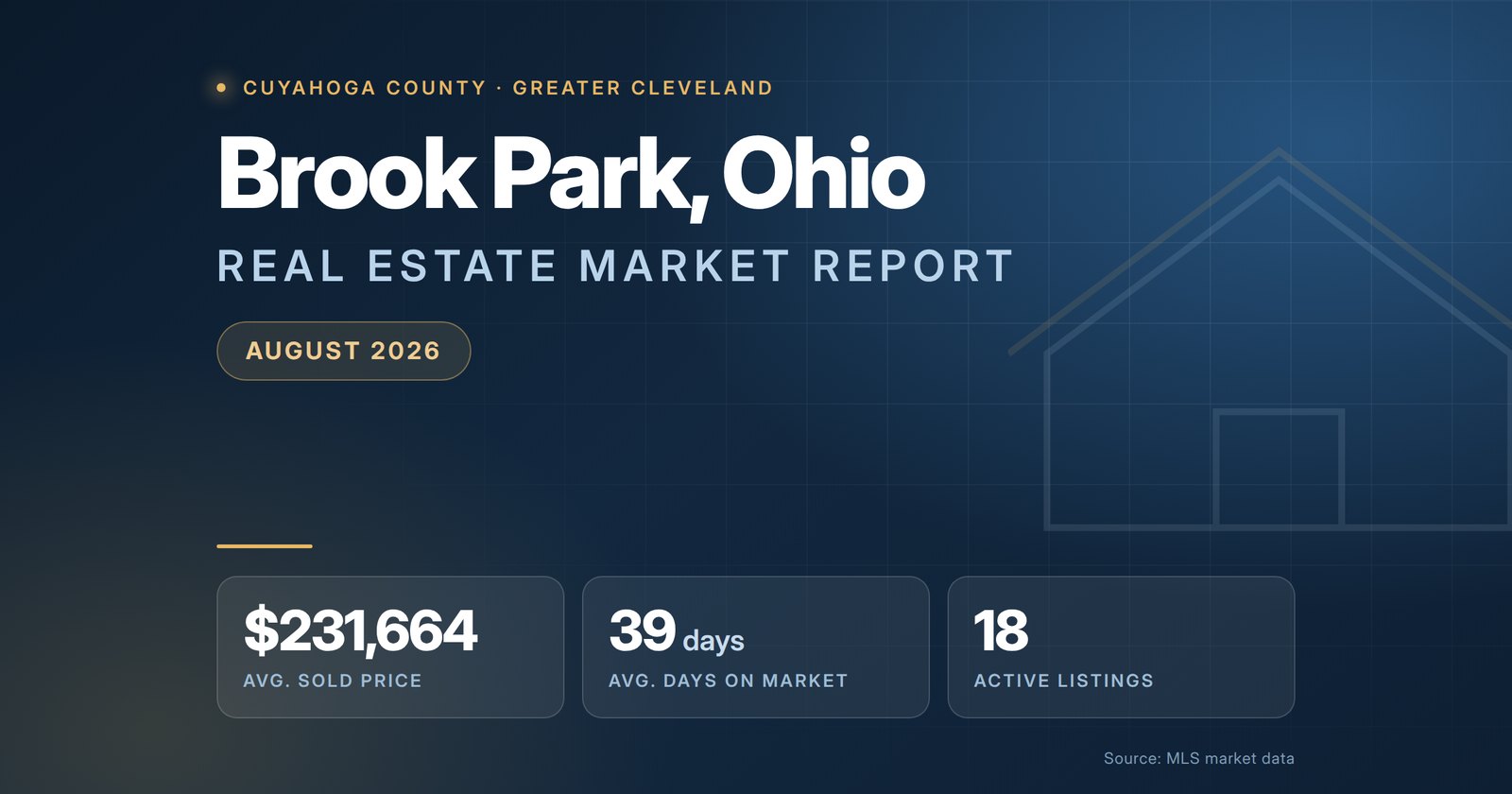 Brook Park Ohio Real Estate Market Report August 2026