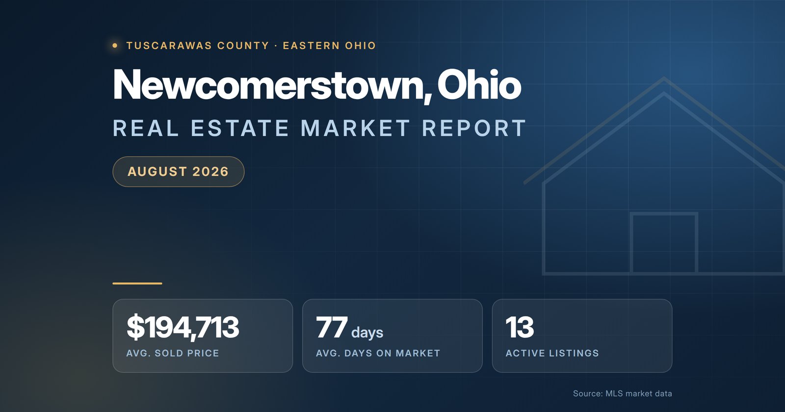 Newcomerstown Ohio real estate market report