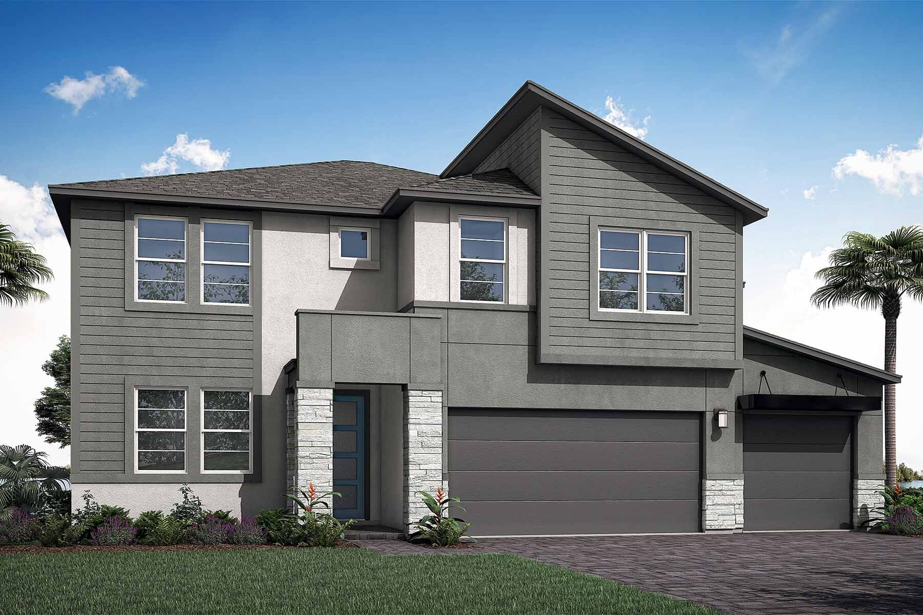 Cadence New Homes At Tradition PSL Mount Rainier Model 2
