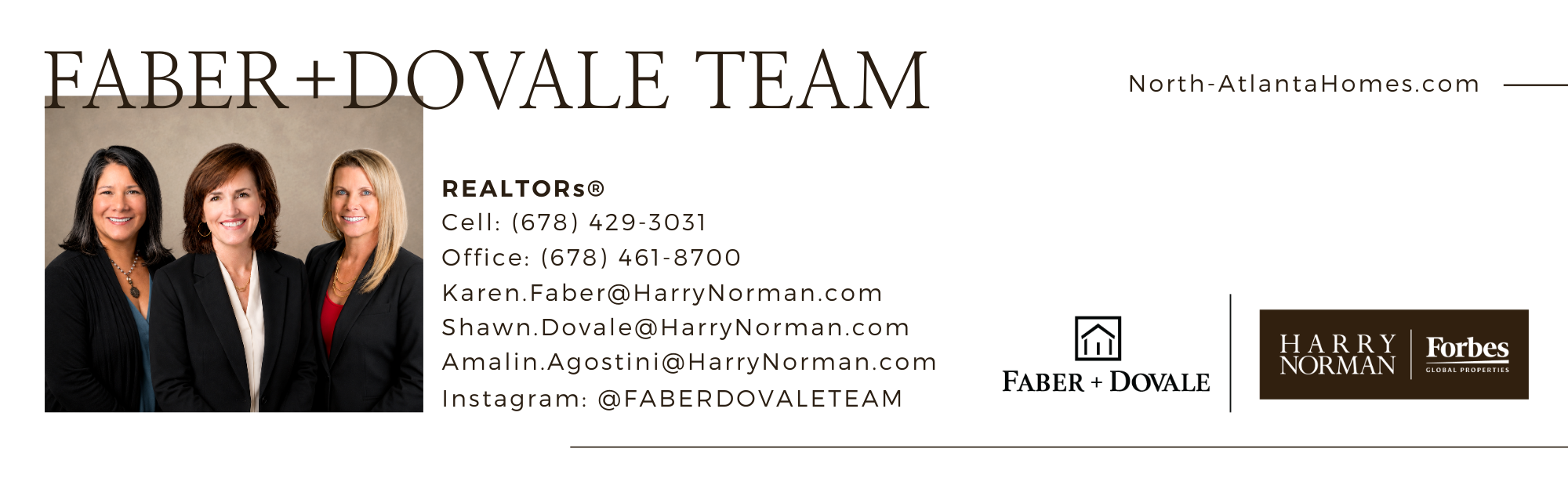 Faber Dovale real estate team - top 10 realtors in Atlanta