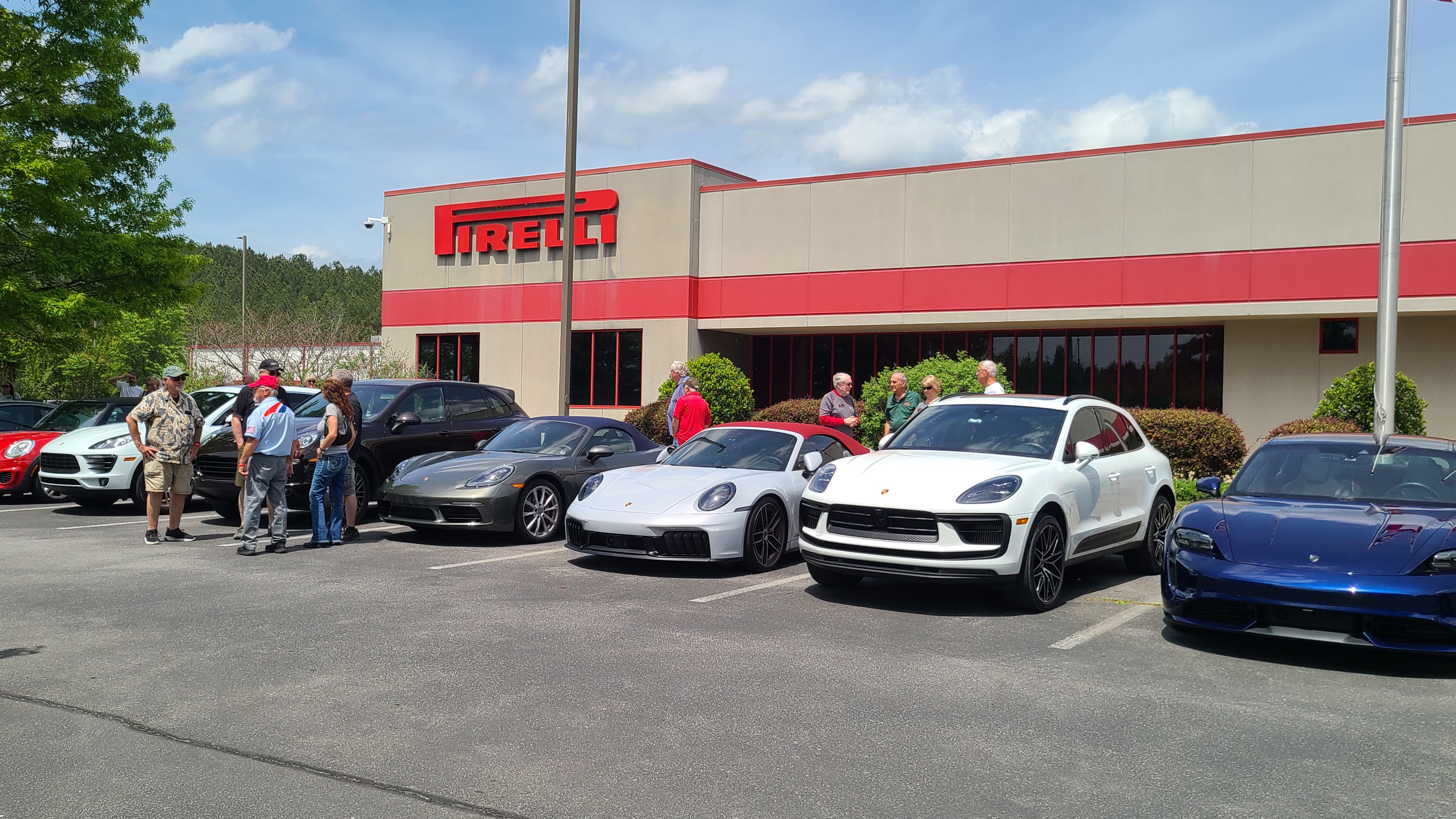 Porsche Club of Atlanta Pirelli factory plant in Rome GA