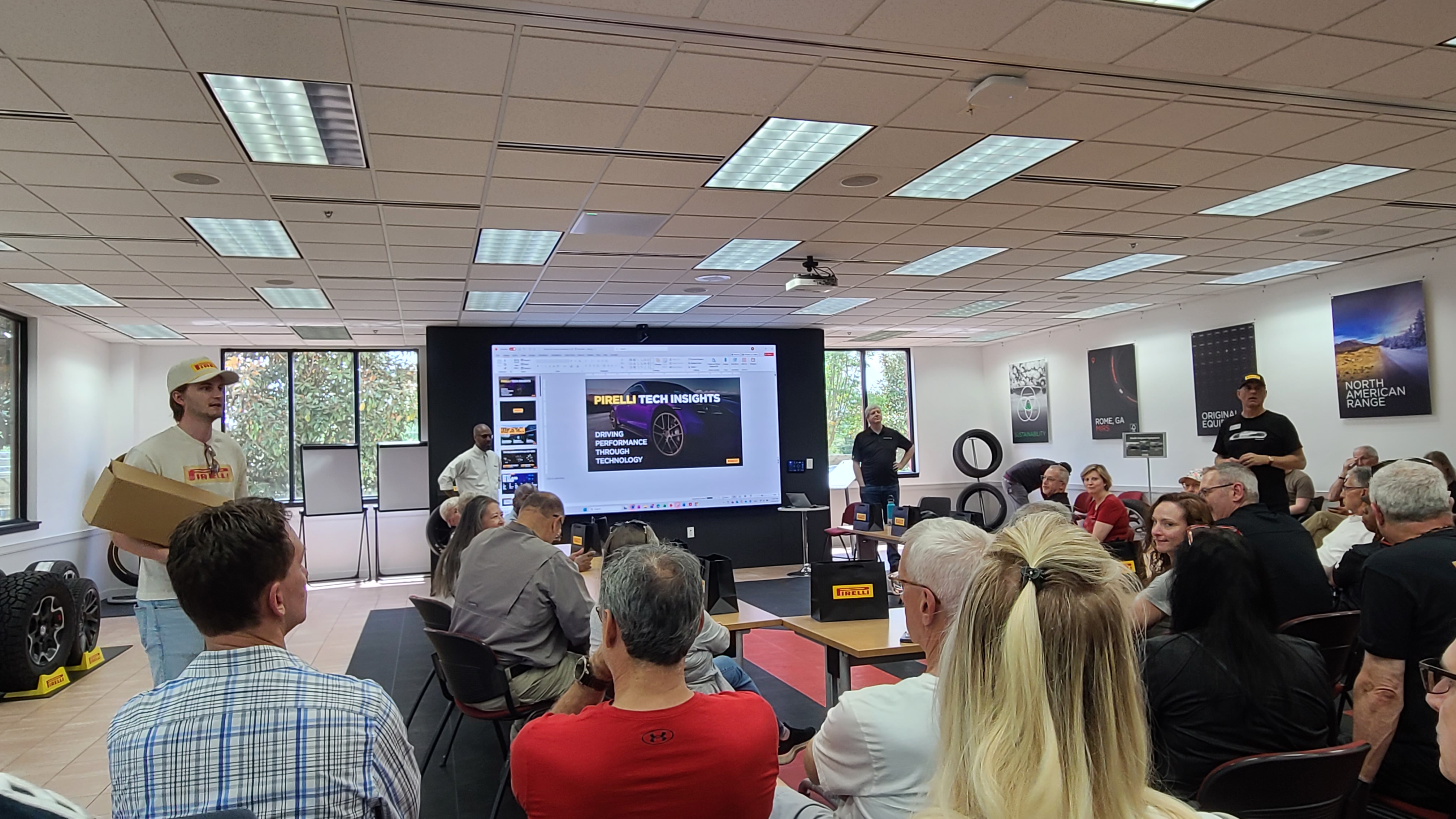 Porsche club of Atlanta Pirelli tire plant tour
