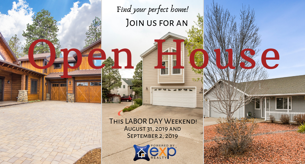 Flagstaff Open House Aug 31 and Sept 2