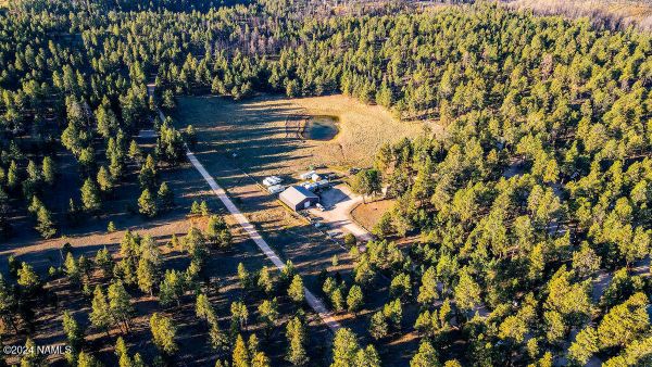 Kaibab Camper Village RV park and tent camping sites surrounded by National Forest near the Grand Canyon North Rim in Arizona