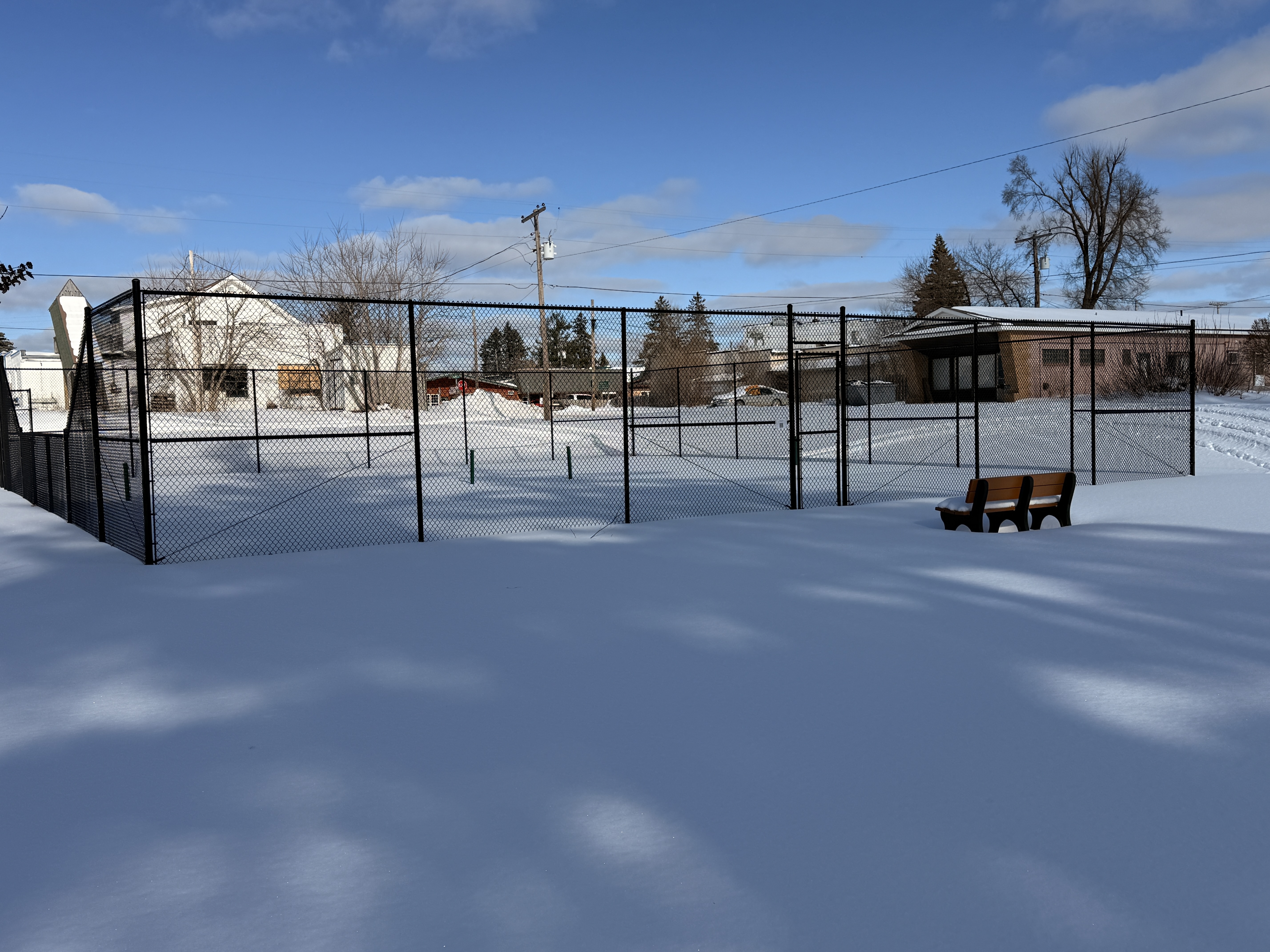 Pickleball courts at Briley Township Park in Atlanta, Michigan - Huston Real Estate