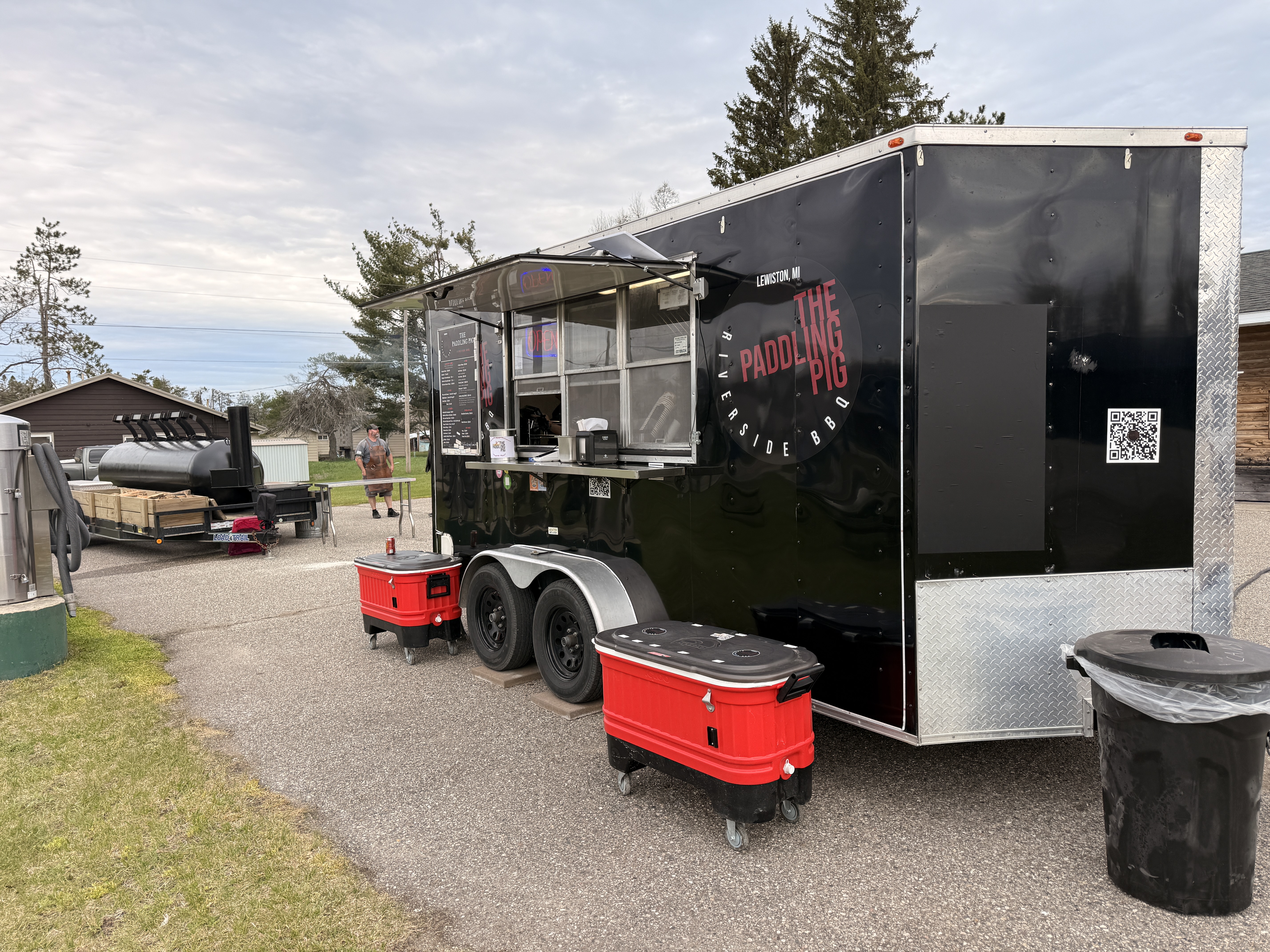 The Paddling Pig food truck and smoker - Northern Michigan BBQ