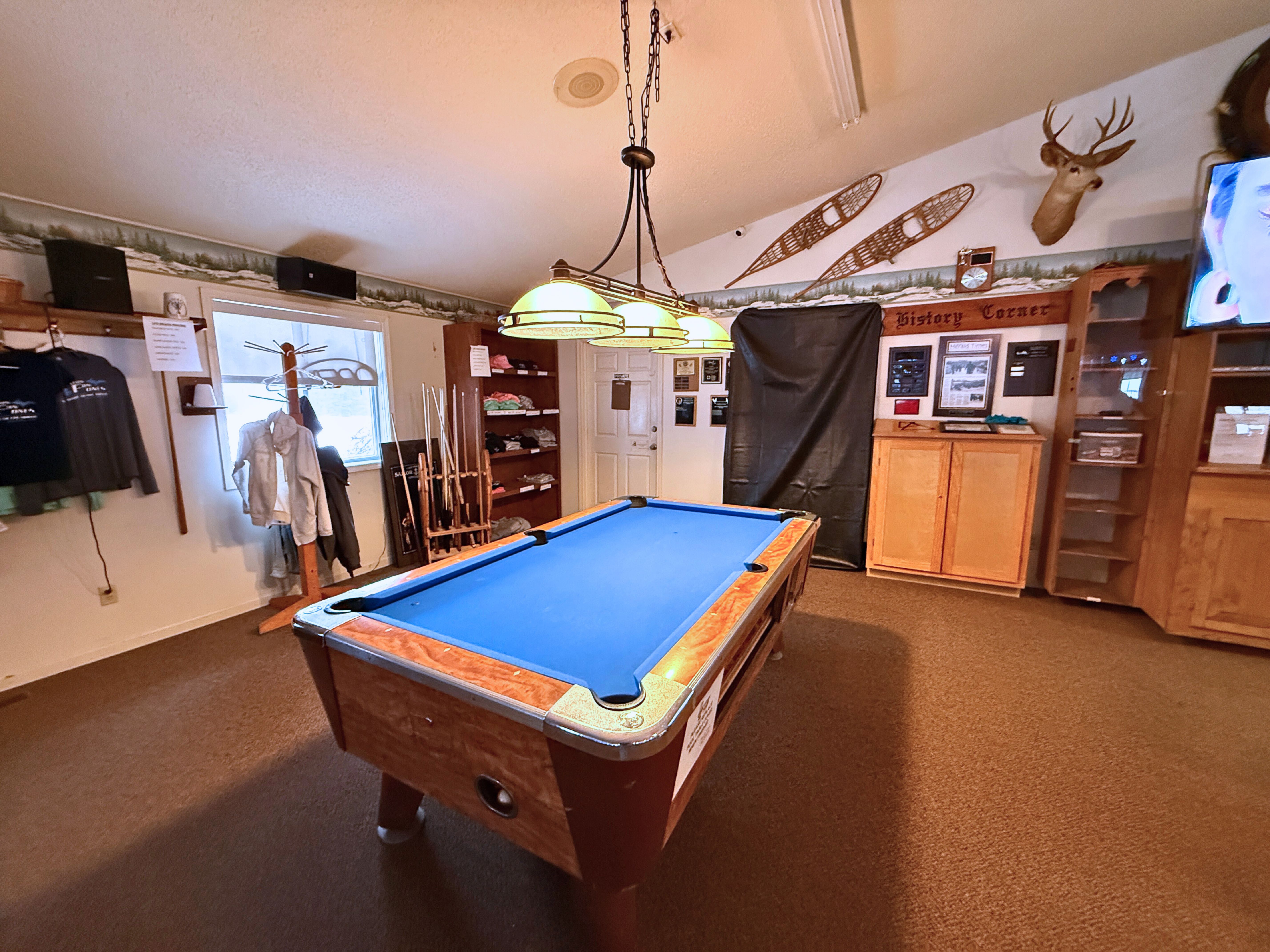Pool table at Lewiston Fun Ones - Huston Real Estate