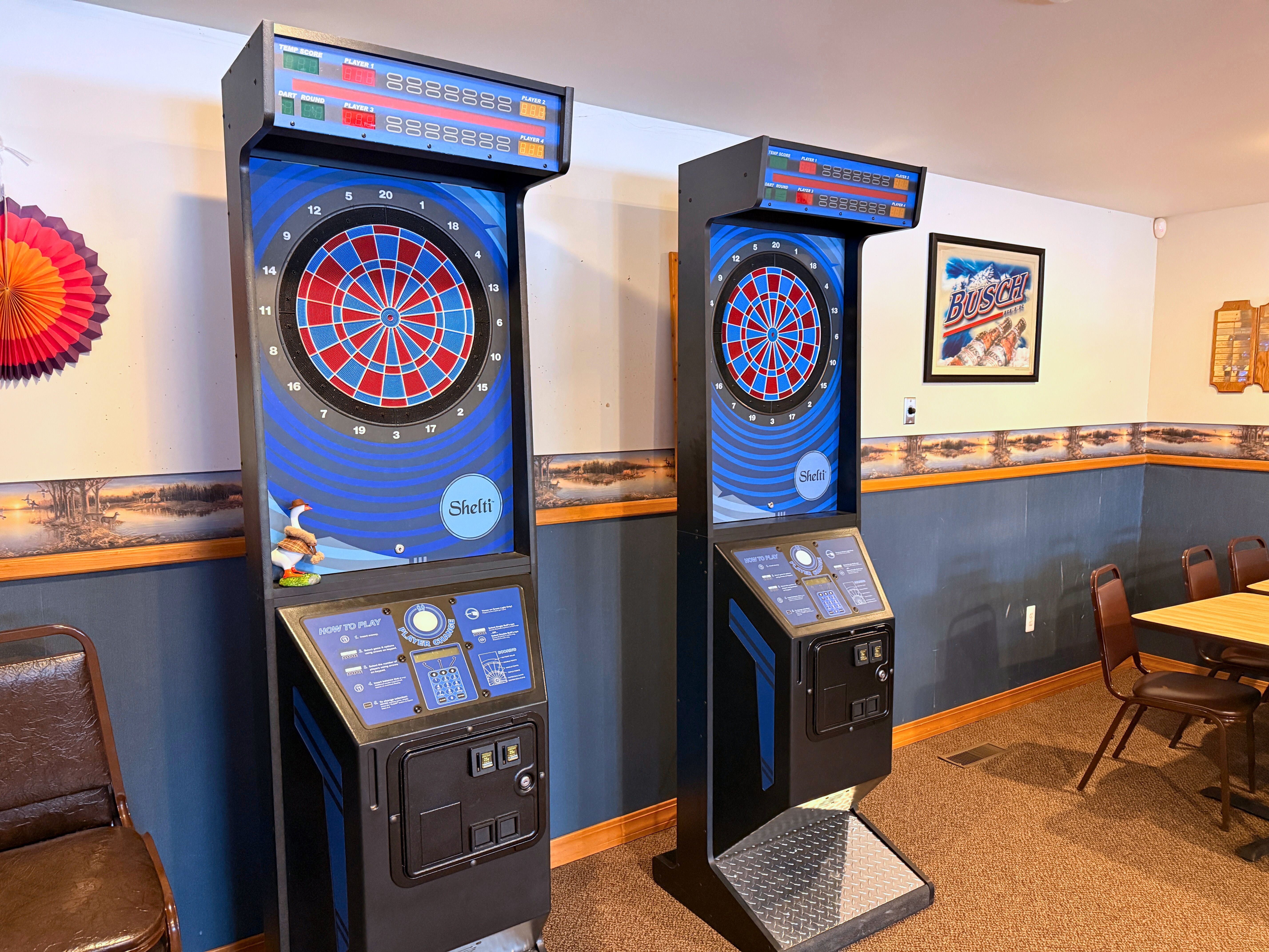 Dart room at Lewiston Fun Ones Adventure Club - Huston Real Estate