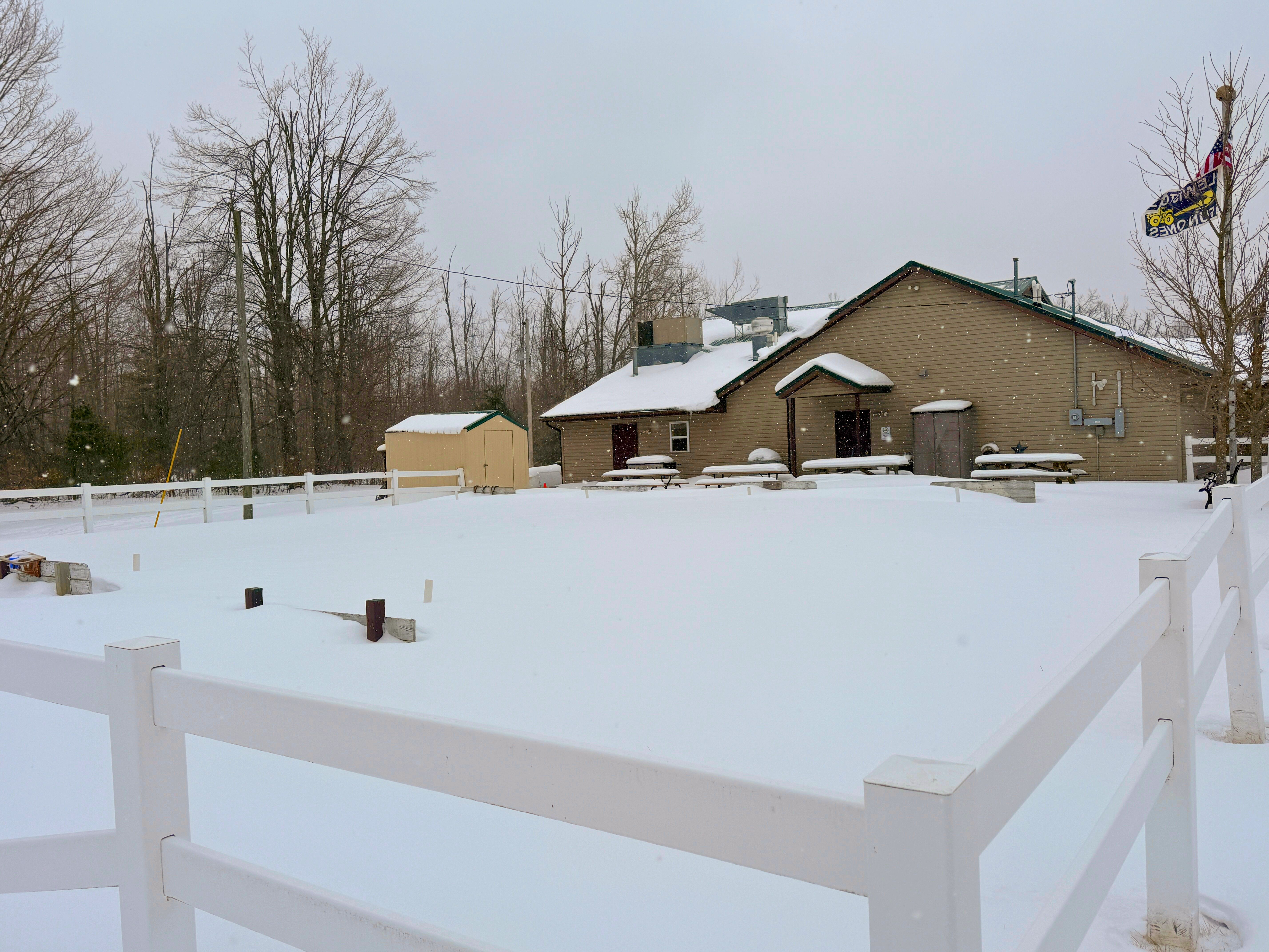 Horseshoe pits at Lewiston Fun Ones Adventure Club - Huston Real Estate
