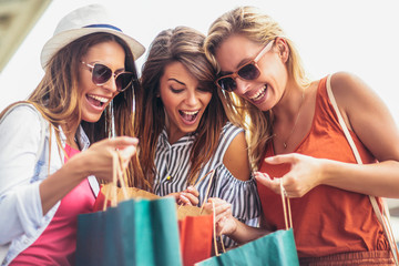 Girls shoping