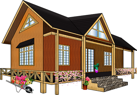 Real Estate - Wooden house
