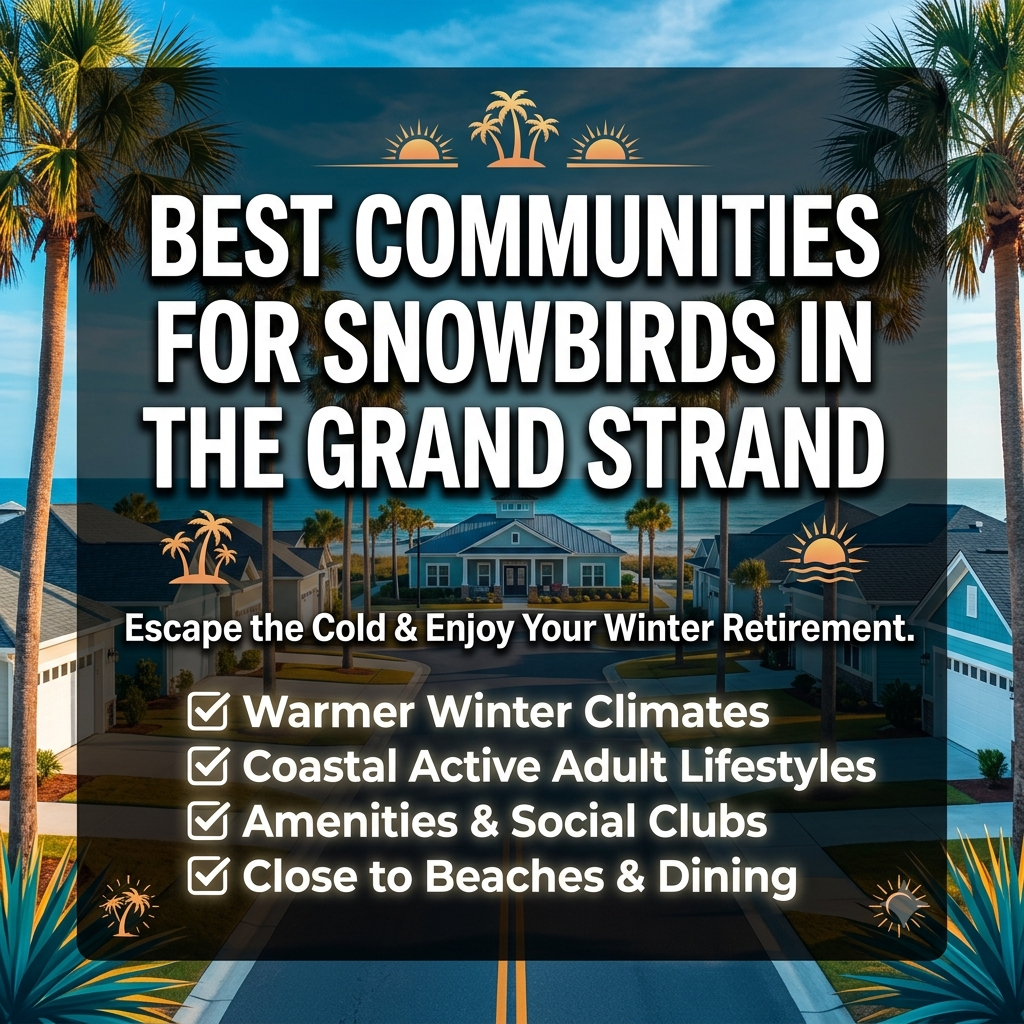  Best Communities for Snowbirds in the Grand Strand