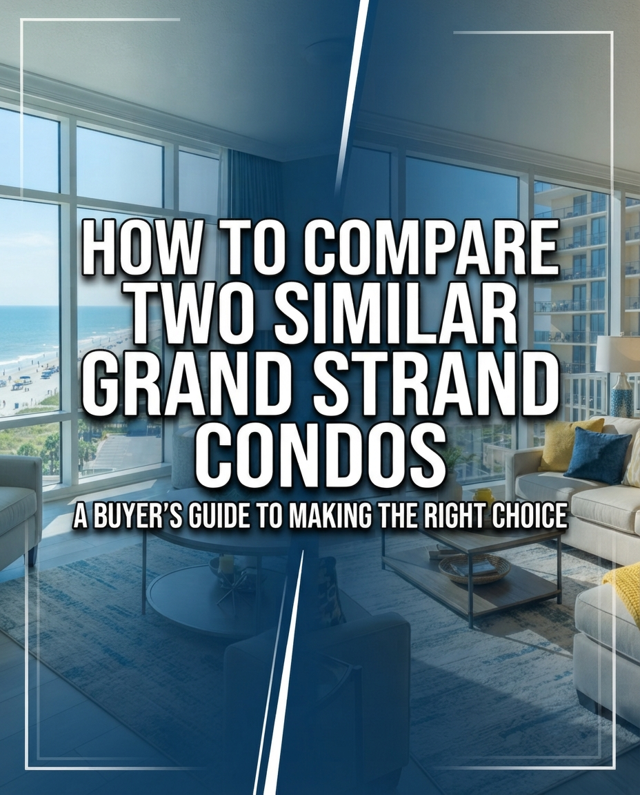How to Compare Two Similar Grand Strand Condos
