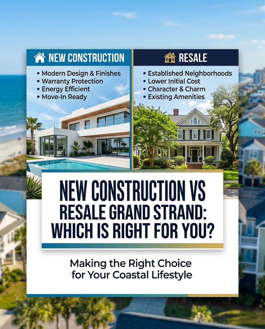 New Construction vs Resale on the Grand Strand: Which Is Right for You?