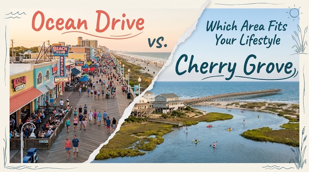 Ocean Drive vs. Cherry Grove: Which Area Fits Your Lifestyle?