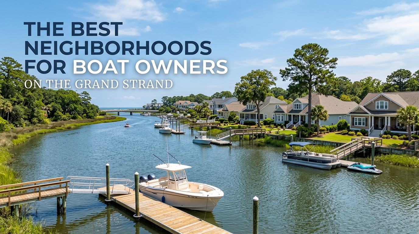 The Best Neighborhoods for Boat Owners on the Grand Strand