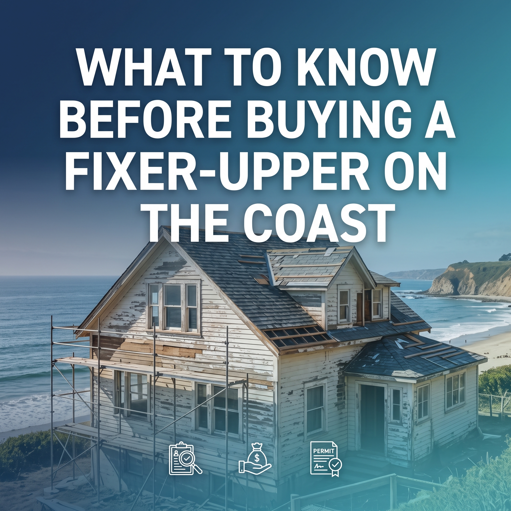What to Know Before Buying a Fixer-Upper on the Coast