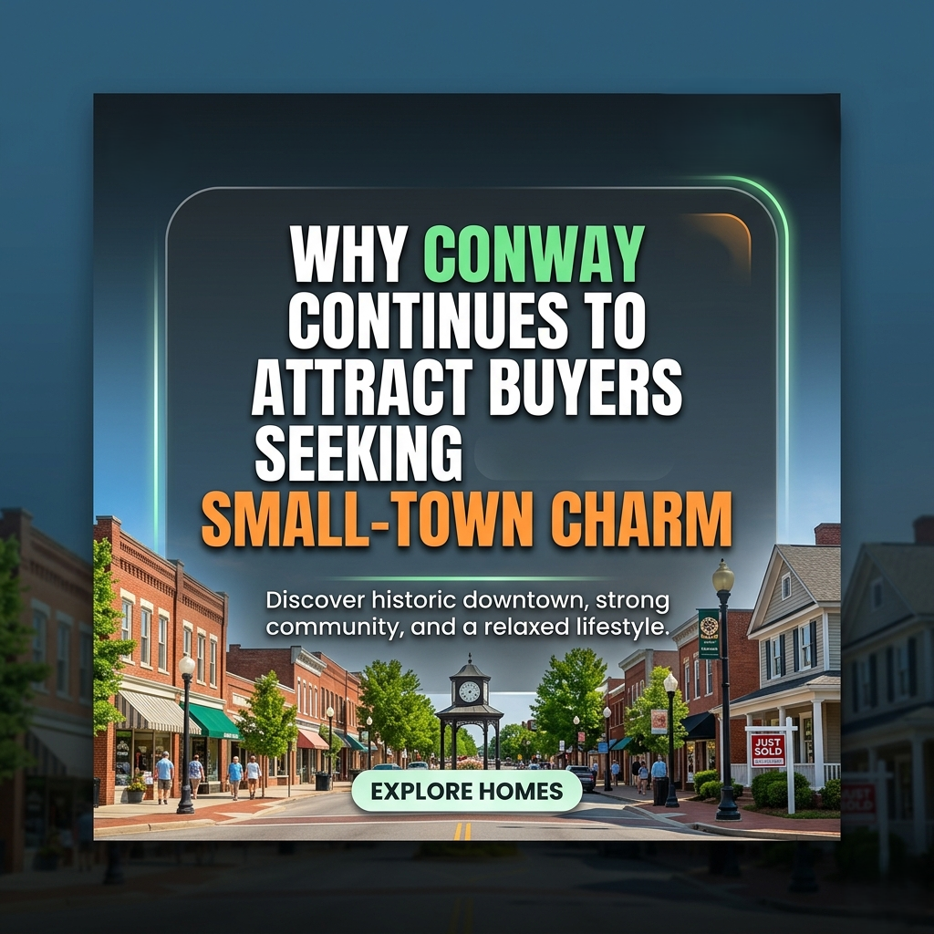 Why Conway Continues to Attract Buyers Seeking Small-Town Charm