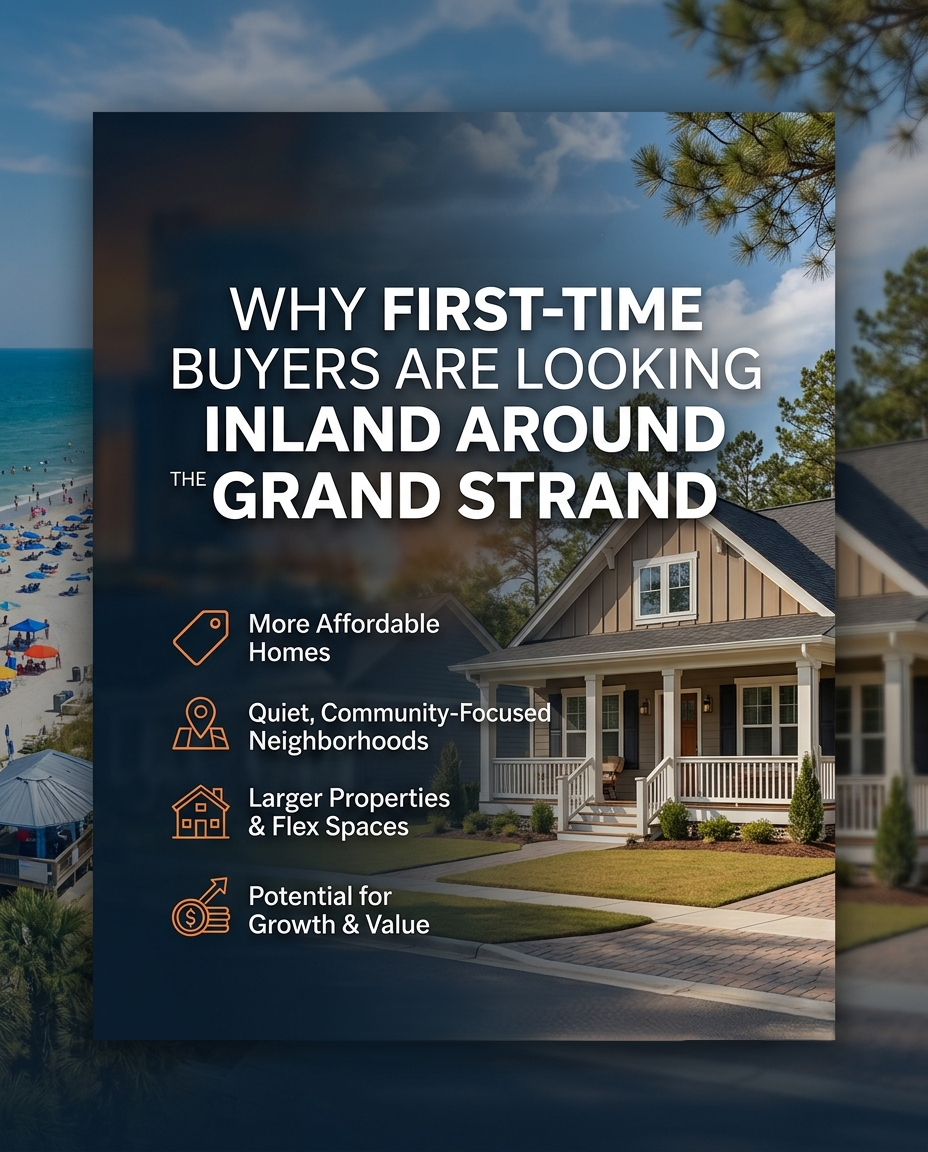 Why First-Time Buyers Are Looking Inland Around the Grand Strand
