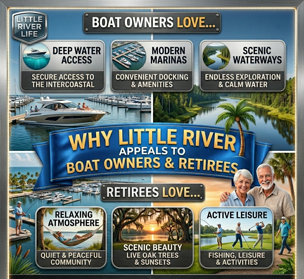 Why Little River Appeals to Boat Owners and Retirees