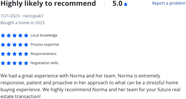 Norma Bonilla Review - NorthNJListings 3