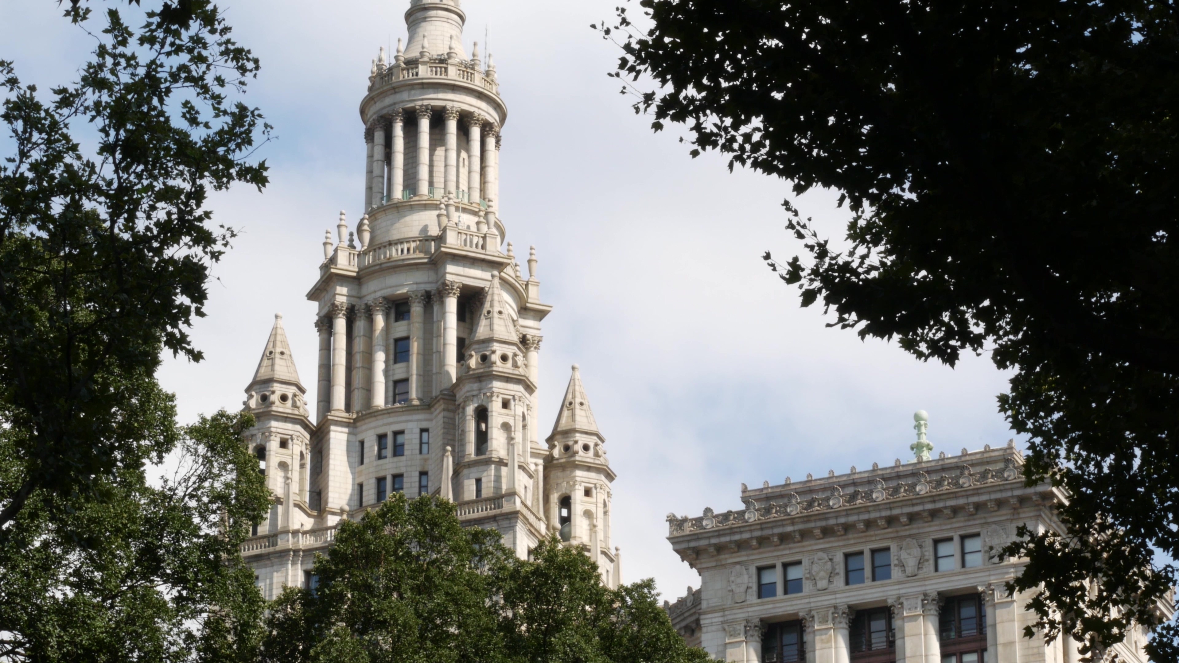 Historic Manhattan Municipal Building near the Financial District