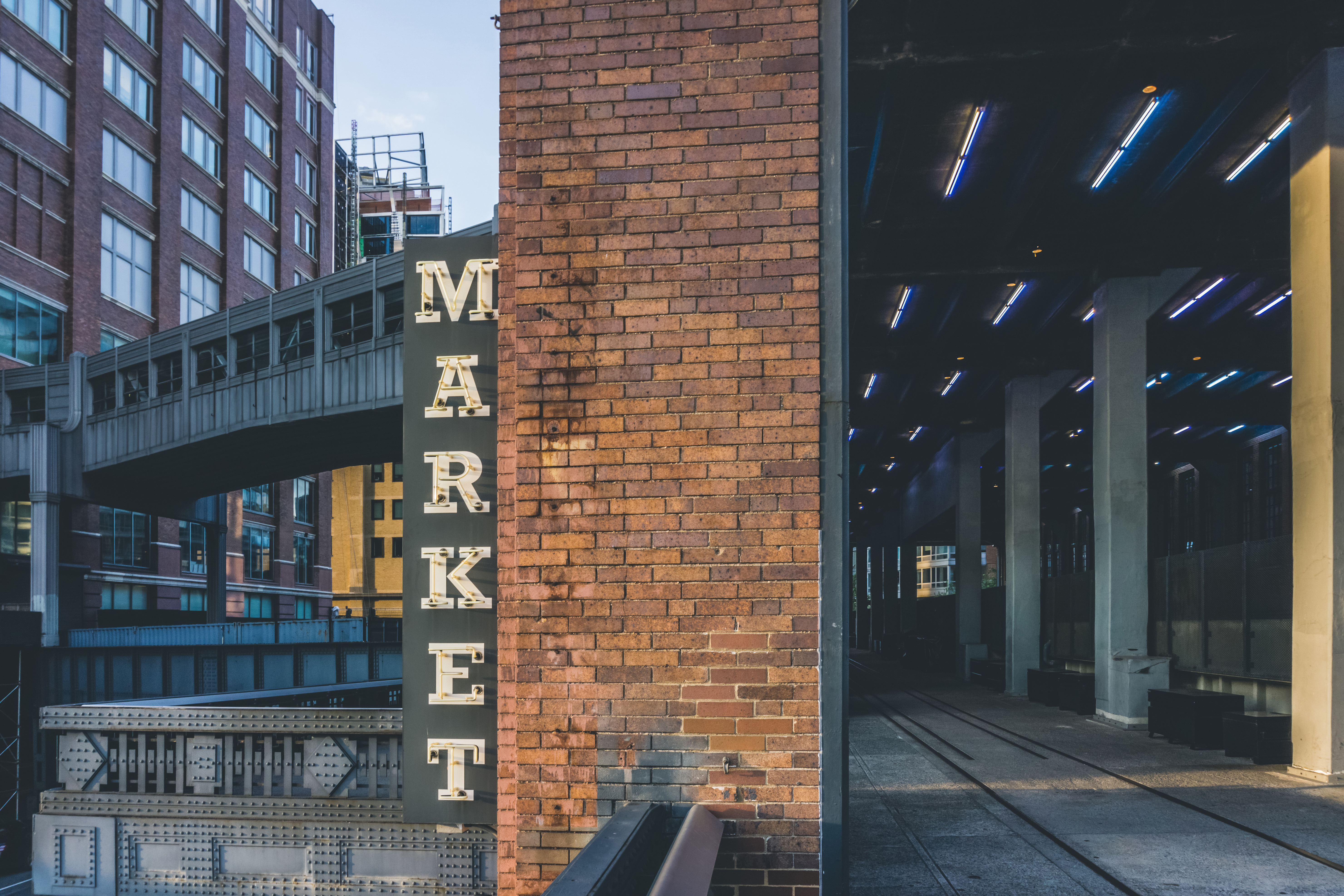 Historic industrial architecture near Chelsea Market and the High Line