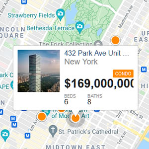 Interactive Map Search