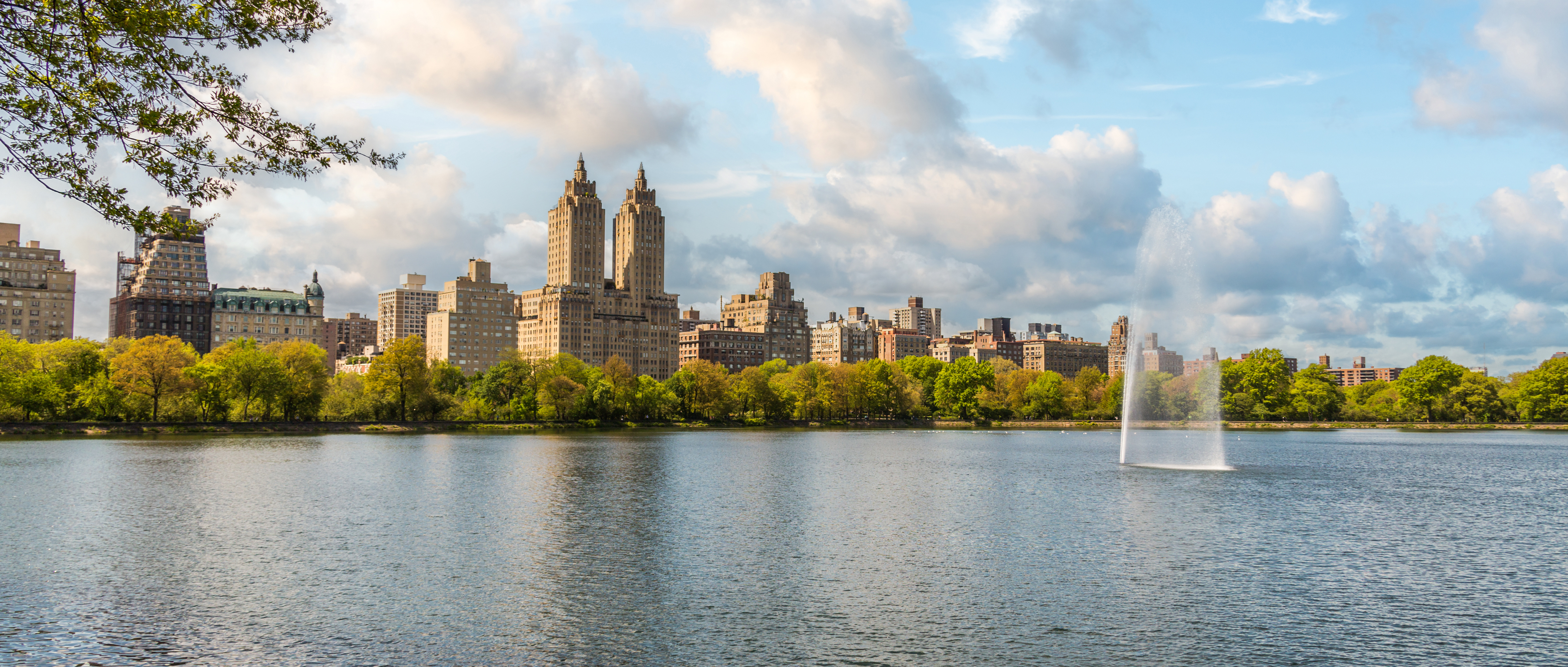 Upper West Side skyline overlooking the Central Park Reservoir
