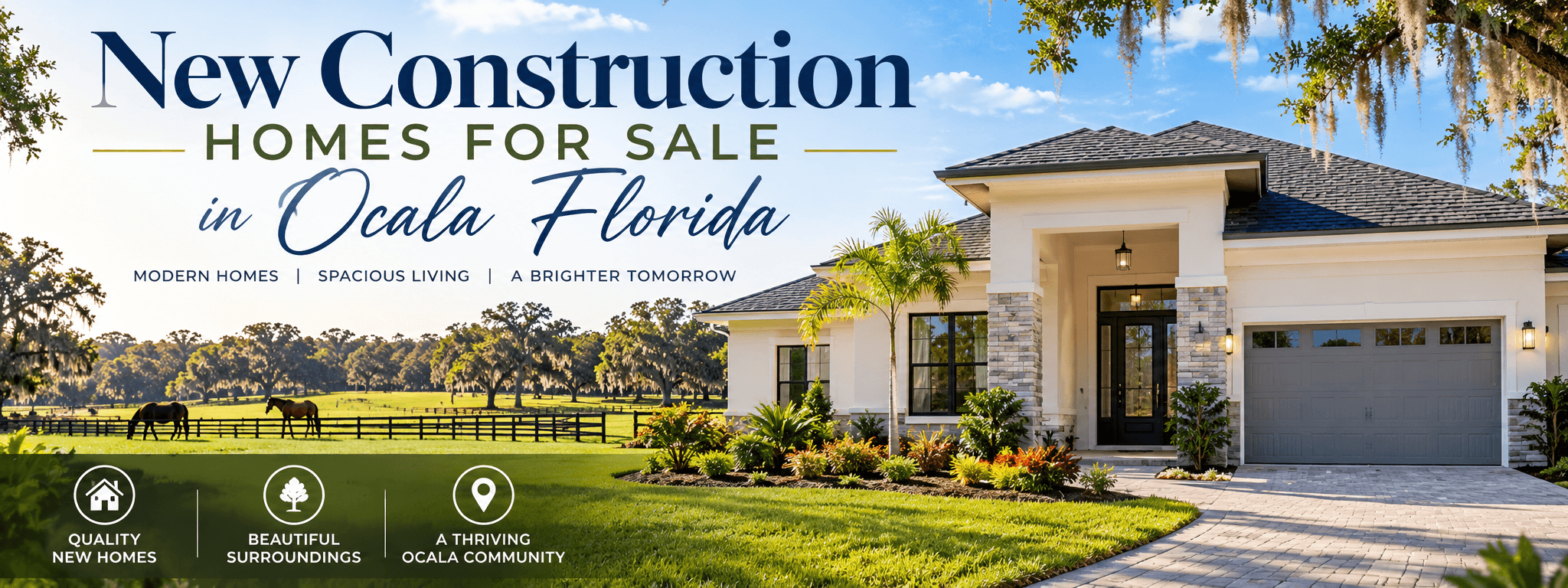 New construction homes in Ocala, Florida