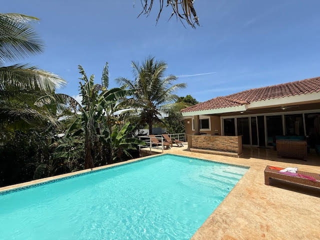 Mature Tropical Lot Sosua House for Sale