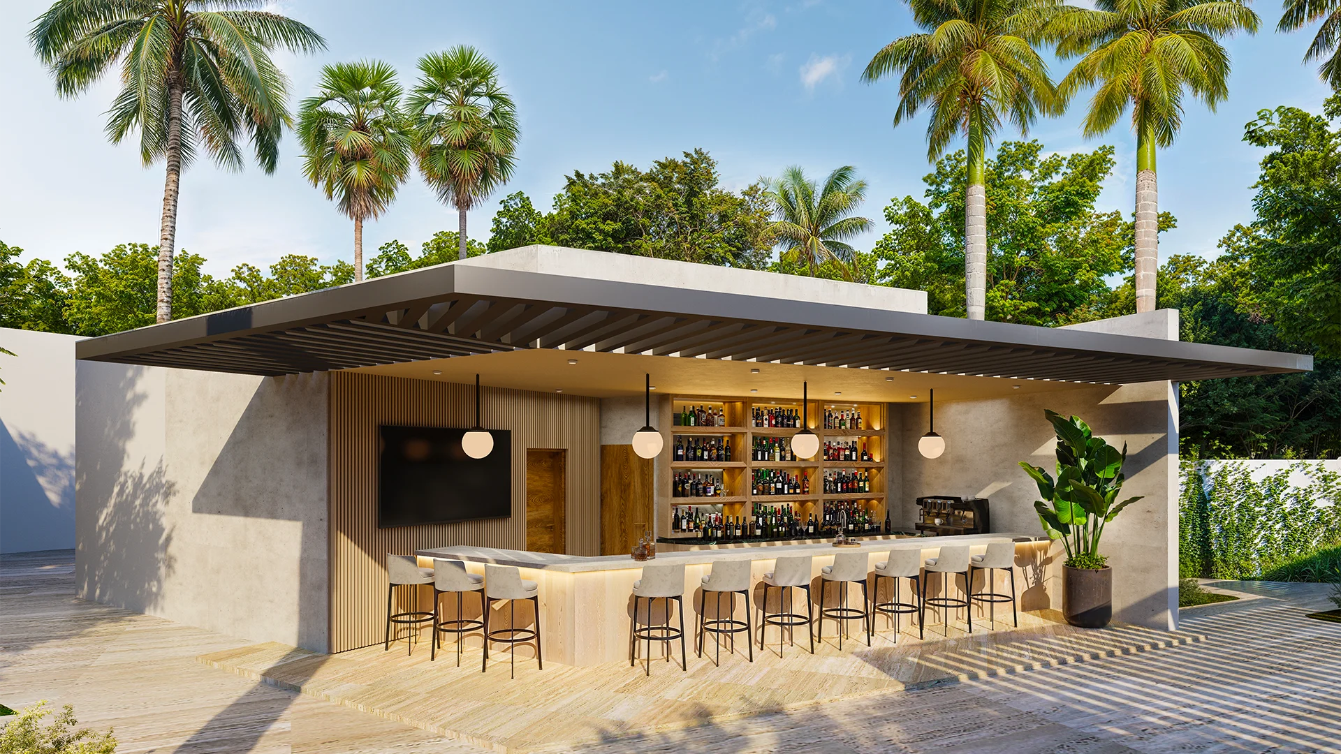 Bar and social area planned for Los Castillos condo community
