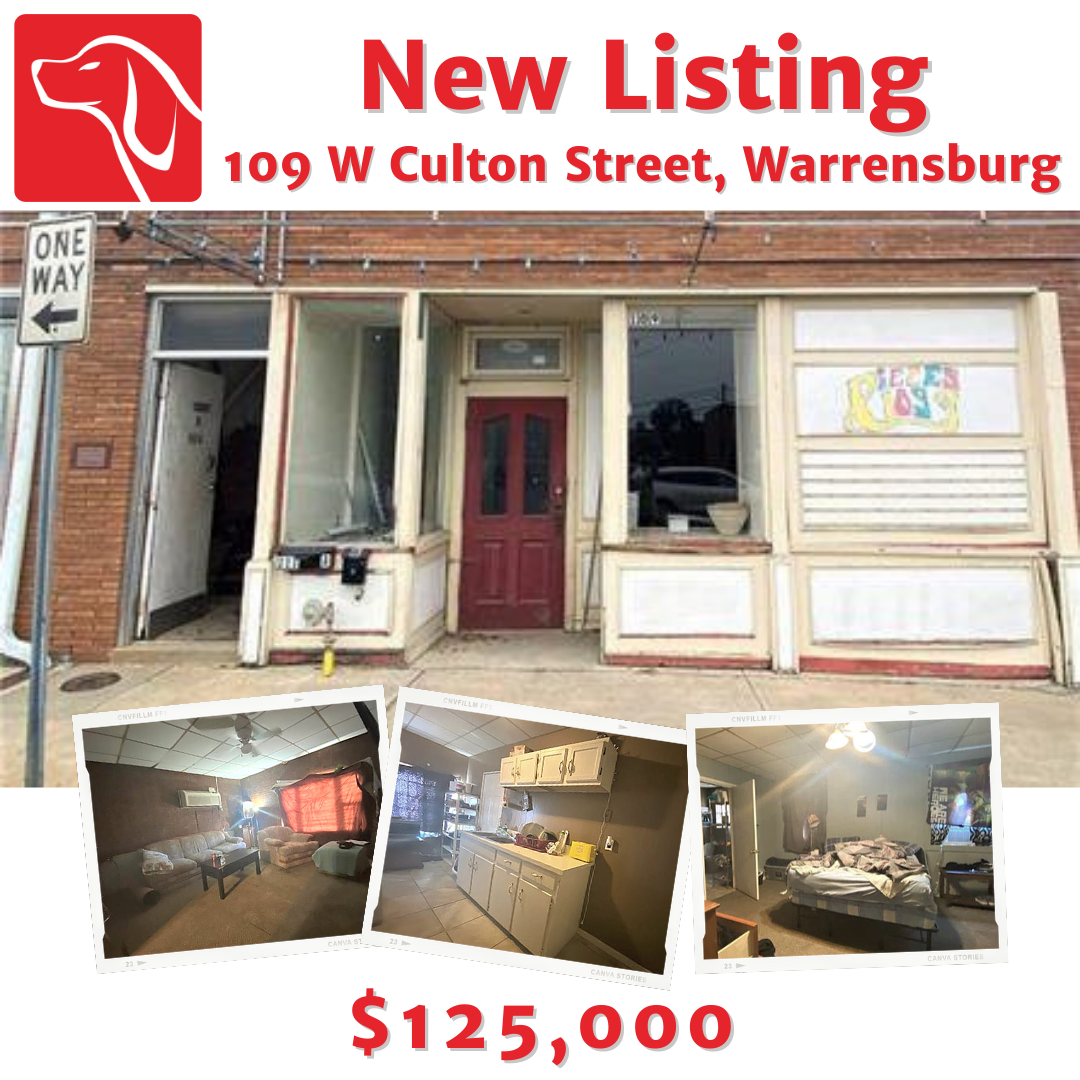 New Listing 109 W Culton Street, Warrensburg, MO